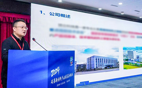 頂立科技參加硅基新材料高峰論壇，分享高純石英制備熱工裝備最新技術